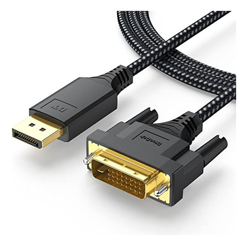 Cable Displayport A Dvi 6ft, Adaptador Dp A Dvi D Para