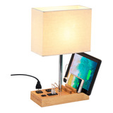 Dreamholder Lmpara De Escritorio Con 3 Puertos De Carga Usb,