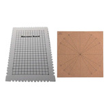 2pcs Macrame Board Mat Com Grades Diy Trança Protegendo