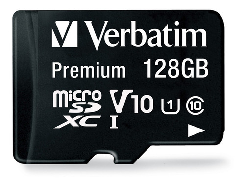 Tarjeta De Memoria Verbatim Micro Sdxc 128gb Con Adaptador