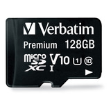 Memoria Micro Sd C/ Adaptador 128gb Verbatim Negra Megasoft