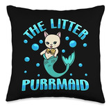 Regalos Y Accesorios Para Gatos Co Cat Mermaid Litter Purrm