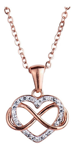 Collar Corazón Infinito, Joyería Fina, Regalos Mujer Luckyly