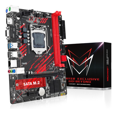 Tarjeta Madre Machinist H81m-pro-s1 Lga 1150 Ddr3 M-atx