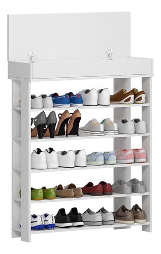 Sogesfurniture Organizador De Zapatos De Madera De 5 Niveles