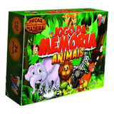 Brinquedo Jogo Da Memória Animais 24 Peças Mdf Paper Toy