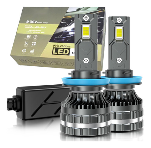 Kit De Faros Led H1 H3 H7 H8 H11 9005 Hb3 9006 Hb4 9012 Hir2