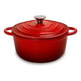 Olla Casa Litus De Hierro Fundido Esmaltado 3.8 Litros Color Rojo