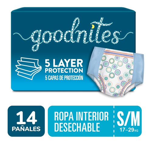 Ropa Interior Para Dormir Huggies Goodnites - P / M - G / Xg