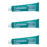 Kit 3 Calminex Pomada Uso Veterinário 100g Dores E Pancadas