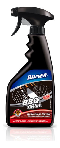 Limpiador Bbq Grill Binner 500ml Negro