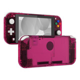 Carcasa Transparente Rosa Fuerte Para Nintendo Switch Lite