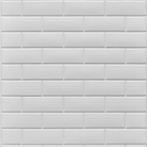 Muresco Placa Autoadhesiva Tile Blanco 70x77