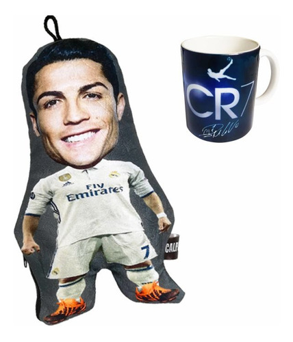 Cojín Mini Cristiano Ronaldo Chiquito +mug Cojines Cr7