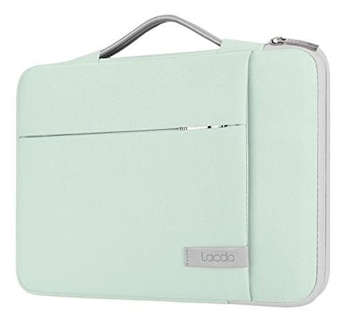 Estuche Para Computadora Portatil 15.6 Pug. Verde Claro