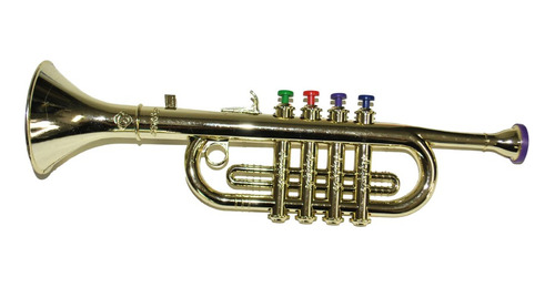 Instrumento Musical Infantil Mini Trompete Jazz E Sax
