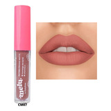 Batom Liquido Matte - Melu Ruby Rose - 8 Cores Cor Cookie Cream - Cm07