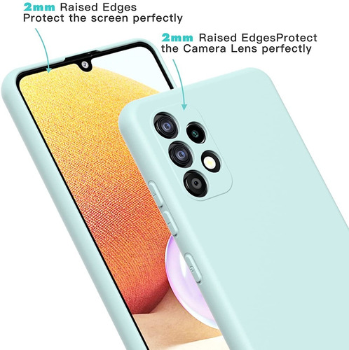 Funda Para Samsung A32 Silicona Con Felpa Protege Camaras