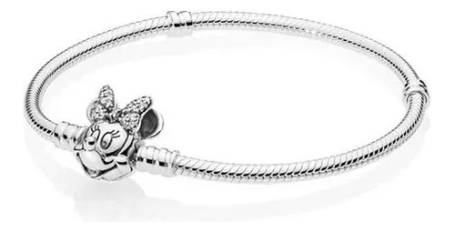 Brazalete Pandora Minnie Reluciente, Bolsa Cubrepolvo Inclu.