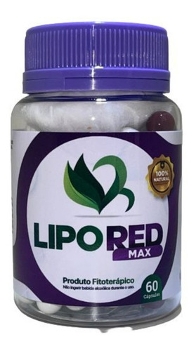 Lipo Red Max 30 Capsula, 100% Original, Nota Fiscal!