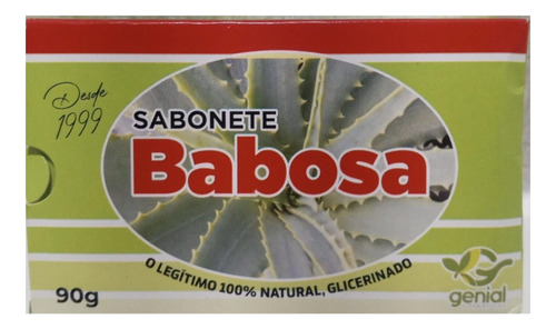 Sabonete Em Barra Babosa (aloe Vera) Rosto, Cabelo E Corpo