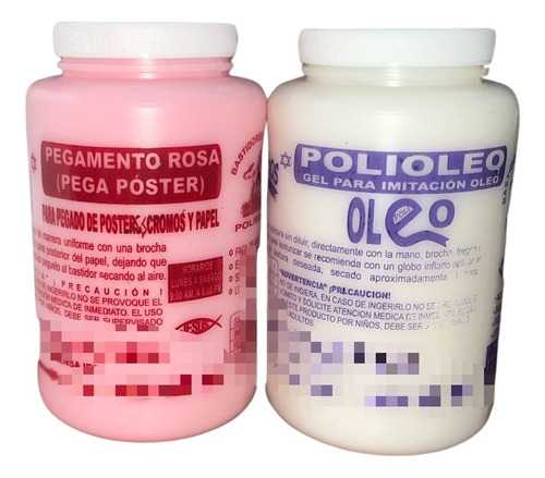 Litro De Pegamento Rosa Y Litro De Polioleo