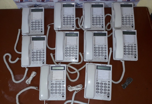 Set De 2 Telefonos Panasonic Kx-ts108 Cn Pantalla Y Altavoz 