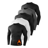Dalavch Paquete De 5 Camisas De Compresión Térmica Para Homb