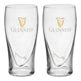 2 Copos Cerveja Escura Guinness - 600ml - Diageo Licenciado Cor Incolor