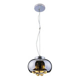 Pendente/plafon Em Vidro E Cristal Attractive 21cm G9 Lustre