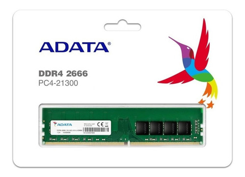 Memoria Adata 4gb Dimm Ddr4 2666mhz