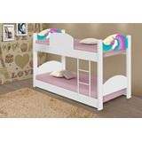 Beliche Mini Cama Unicórnio Arco Íris Com Colchões