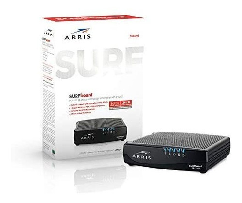 Módem Arris Sbv2402 Ethernet 10.35  X 9.02  X 2.32  -negro