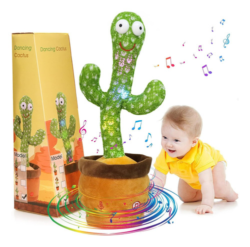 Emoin Dancing Cactus: Baby Tummy Time Juguete, 6-12 Meses, C