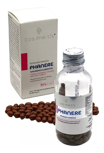 Phanere Suplemento - Vitaminas Crecimiento Cabello Y Uñas
