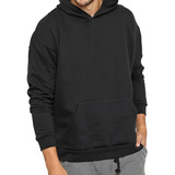 Buzo Hombre Hoodie Algodon Canguro Capucha Campera Liviana 