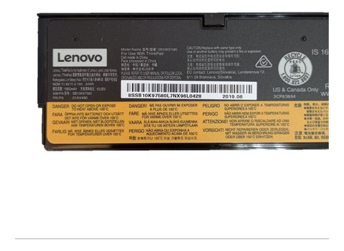 Bateria Externa Para Notebook Lenovo Thinkpad T480 Original