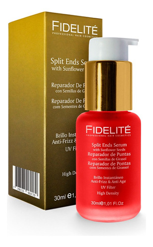 Reparador De Puntas Girasol Fidelite Anti Frizz X 30ml