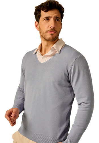 Sweater Liviano Escote V. Mauro Sergio (talles Grandes)