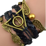 Pulsera Harry Potter Reliquias De La Muerte Brazalete Pareja