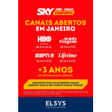 Receptor Sky Pre-conforto + 3 Anos + Habilitado Globo & Sbt 