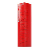 Labial Líquido Maybelline New York Superstay Vinyl Ink Acabado Vinilo Color Red Hot