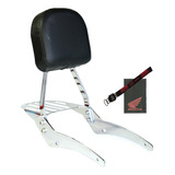 Sissy Bar / Encosto Cromado Honda Shadow 600 + Brinde