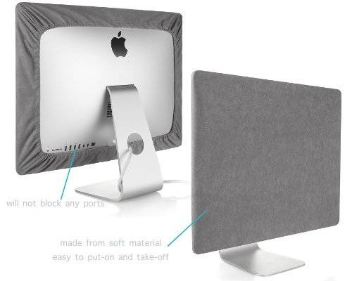 Kuzy - Cubierta De Pantalla Gris Para iMac 21.5  O iMac 20  