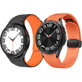 2 Correas Para Samsung Galaxy Watch 6 4 Classic 5 Pro 20mm