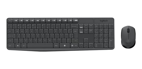 Kit Teclado E Mouse Wireless Logitech Mk235