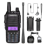 Walkie-talkie Tranyoo Uv-82 Con Auriculares Radio Uhf Vhf