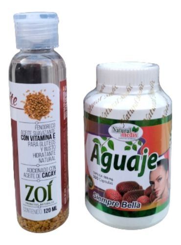 Aguaje + Aceite De Fenogreco Crec - Unidad a $29500