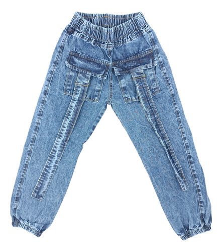 Pantalón De Nena Niña De Jeans Mom Kaorikawaii Art-51