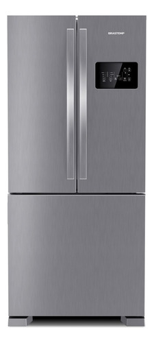 Geladeira Frost Free Side Inverse Inox Bro85ak Brastemp 110v